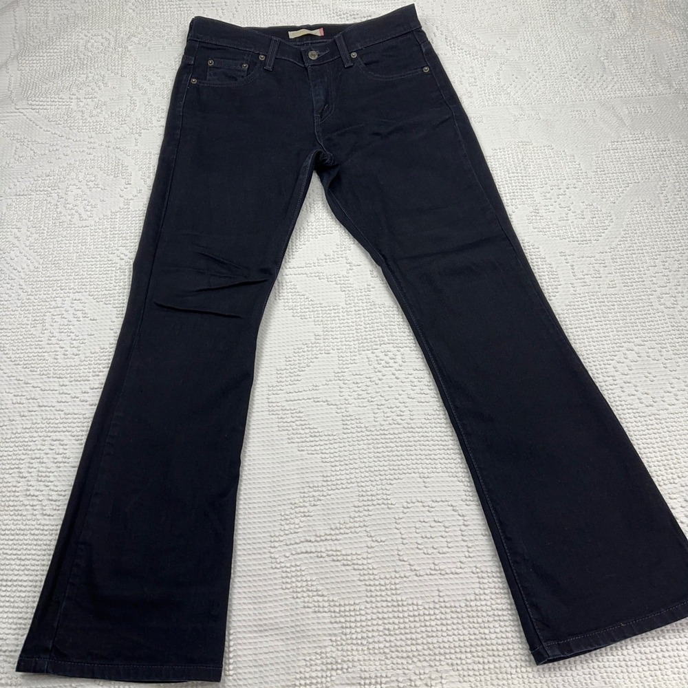 Levis 515 Boot Cut Jeans Womens 6S Dark Wash Vintage Denim Flared Pant